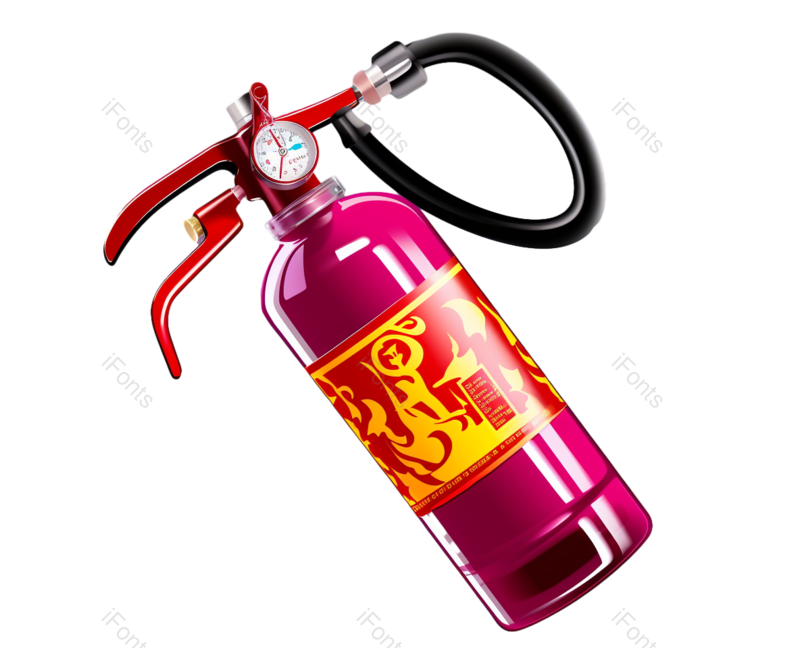 元素图片,卡通元素,消防员PNG,灰色背景免抠素材